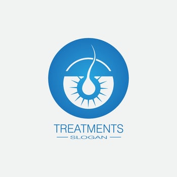 Hair treatments icon illustration vector