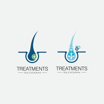 Hair treatments icon illustration vector