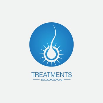 Hair treatments icon illustration vector