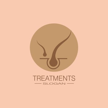 Hair treatments icon illustration vector