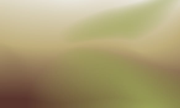 Beautiful gradient background in smooth and soft green and brown color vector