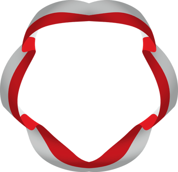 Indonesia flag frame png
