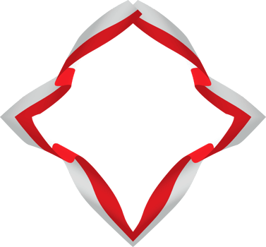 Indonesia flag frame png