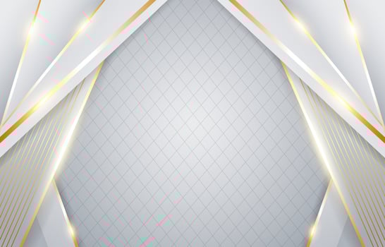 Abstract Luxury Background with White and Gold vector