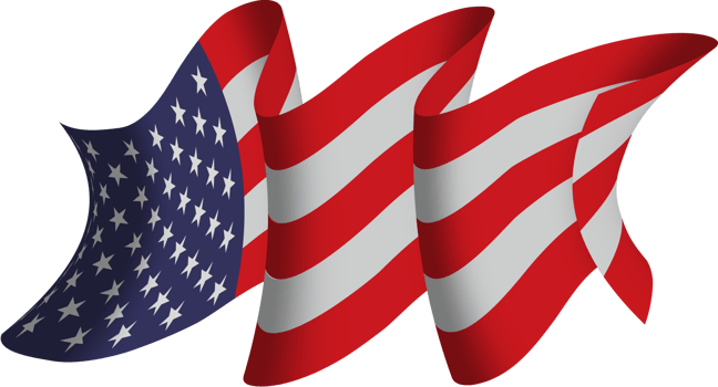American flag ribbon png