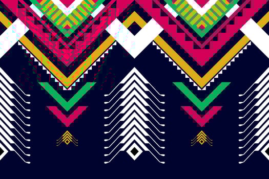 Geometric ethnic oriental pattern traditional. Design for background, wallpaper, vector illustration, fabric, clothing, batik, carpet, embroidery.