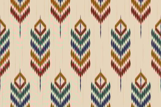Ethnic ikat seamless pattern. Mexican striped style. Native traditional. Design for background, wallpaper, vector illustration, fabric, clothing, batik, carpet, embroidery.