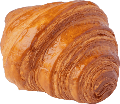 cutout croissant bread on transparent background. png