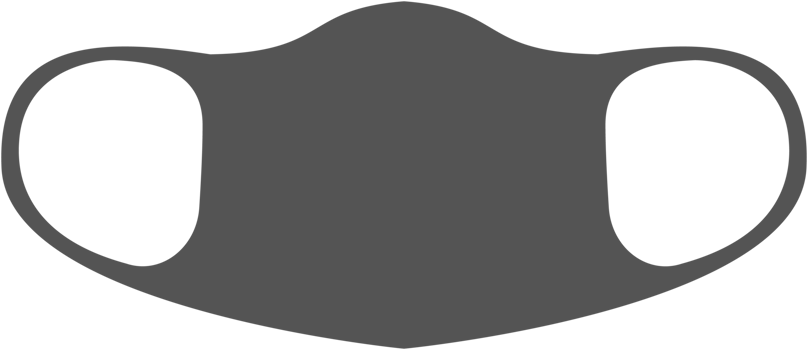 Surgical face mask for virus protection. png