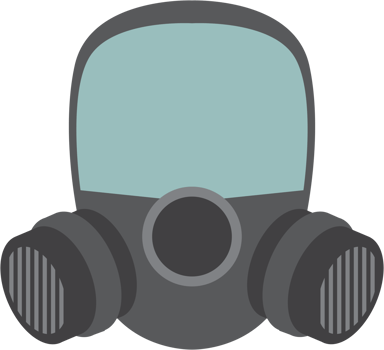 Surgical face mask for virus protection. png
