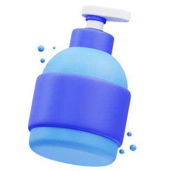 Medical set, antiseptic Icon, 3d illustration png