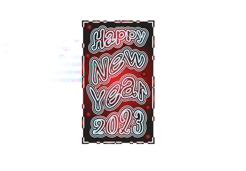 Happy new year 2023 logo, banner and t shirt design template vector