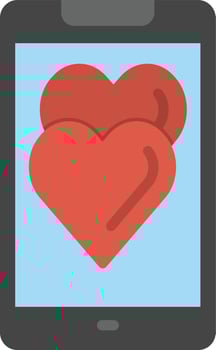 Heart  Flat Icon vector