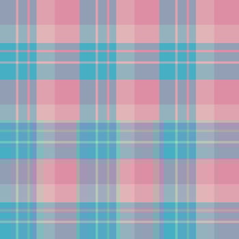 Seamless pattern in exquisite creative bright blue and pink colors for plaid, fabric, textile, clothes, tablecloth and other things. Vector image.