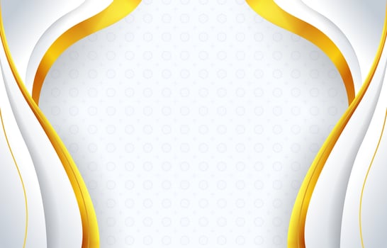Gold and White Abstract Background vector
