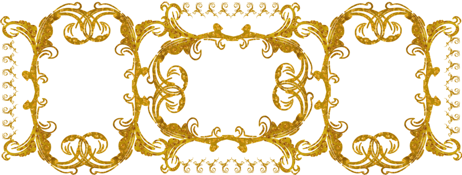 Golden frame. borde, Floral ornaments. Watercolour pattern, glitter texture. Merry Christmas png