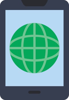 World Flat Icon vector