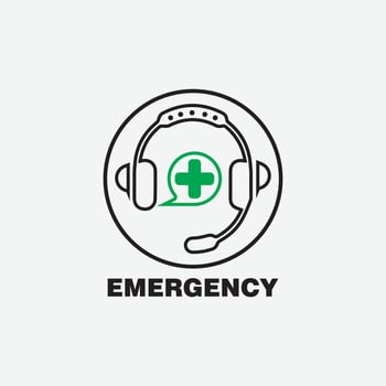 call center icon vector