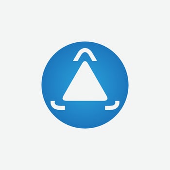Triangle Icon Design vector