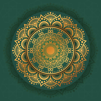 Luxury Golden Ornamental Mandala Background Vector Design. decorative mandala for tattoo, Mehndi, Islamic Pattern, Ornament, Art, henna, Indian Pattern, print, poster, cover, brochure, flyer, banner