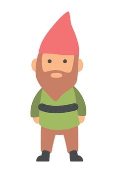 garden gnome decoration vector