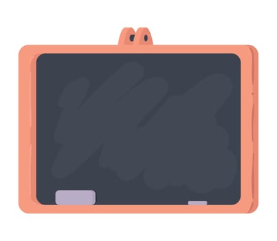 school chalkboard with chalk vector
