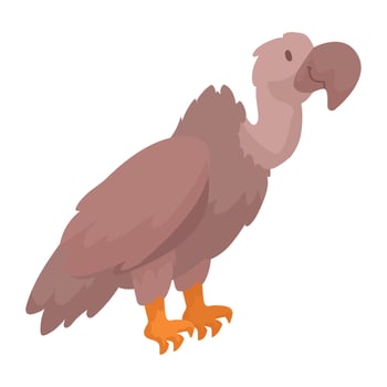 vulture cute animal kid vector
