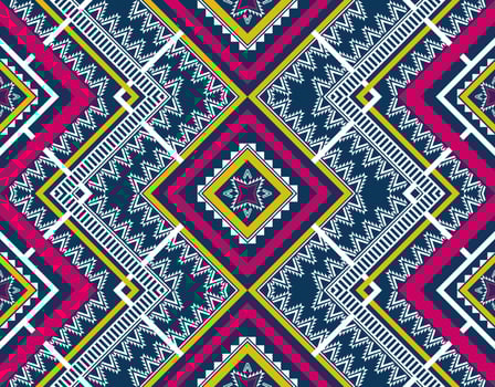 Geometric ethnic seamless pattern traditional. Design for background, wallpaper, vector illustration, textile, fabric, clothing, batik, carpet, embroidery.