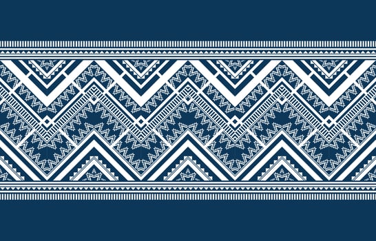 Abstract ethnic pattern traditional. Geometric pattern in tribal. Border decoration. Design for background, wallpaper, vector illustration, textile, fabric, clothing, batik, carpet, embroidery.