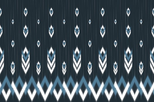 Ikat ethnic pattern traditional. Striped Aztec style. Design for background, wallpaper, vector illustration, textile, fabric, clothing, batik, carpet, embroidery.