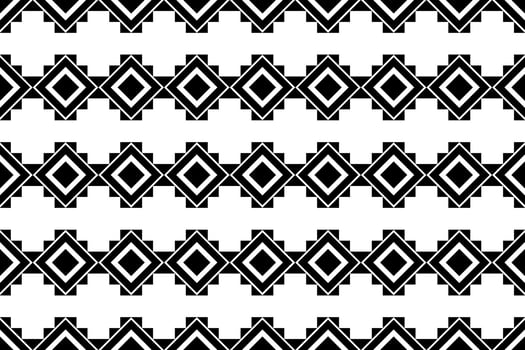 Geometric ethnic seamless pattern traditional. Design for background, wallpaper, illustration, textile, fabric, clothing, batik, carpet, embroidery. vector