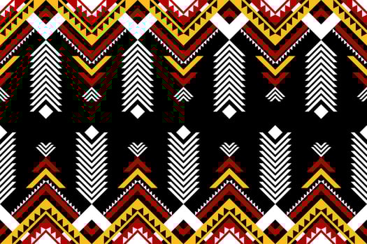Geometric ethnic seamless pattern traditional. Oriental striped style. Design for background, wallpaper, illustration, textile, fabric, clothing, batik, carpet, embroidery. vector