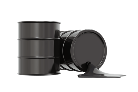 3D Rendering of petroleum oil drum container barrel png