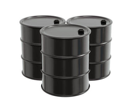 3D Rendering of petroleum oil drum container barrel png