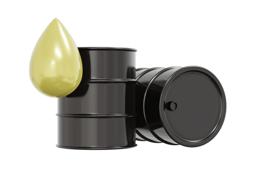 3D Rendering of petroleum oil drum container barrel png
