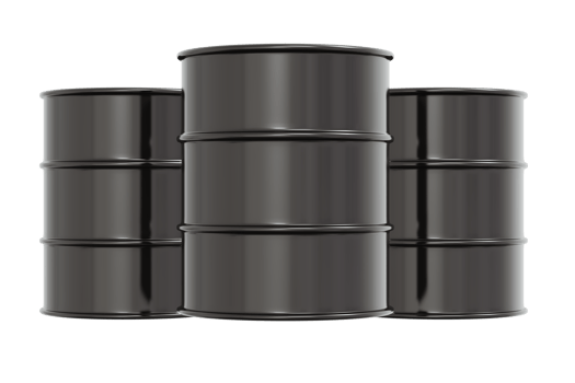 D Rendering of petroleum oil drum container barrel png
