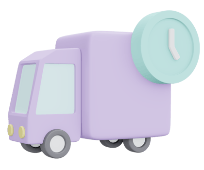 Truck delivery icon shipping business 3d render png