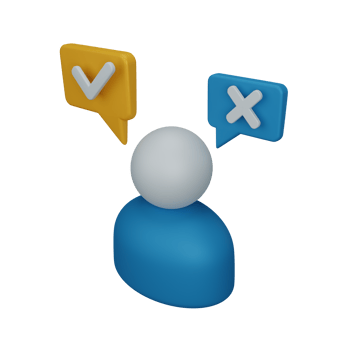 3d rendering employee selection isolated useful for business, company and finance design png