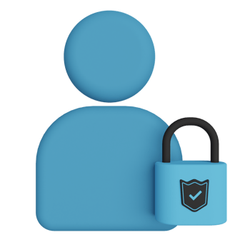 User Security 3D Illustration png