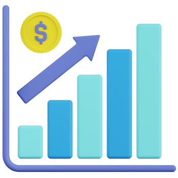 Revenue 3D Illustration png