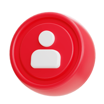 follow illustration 3d png