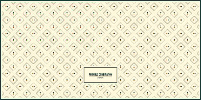 unique rhombus combination pattern design vector