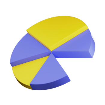 Bar Chart 3D Illustration png