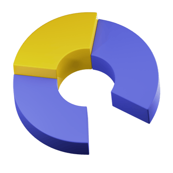 Bar Chart 3D Illustration png