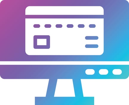 Online payment Vector Icon Design Illustration