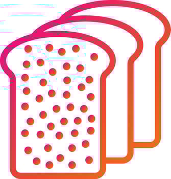 Bread Vector Icon Design Illustration