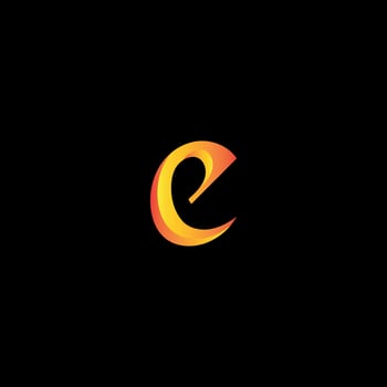 Letter E logo. E logo design vector icon pro vector template.
