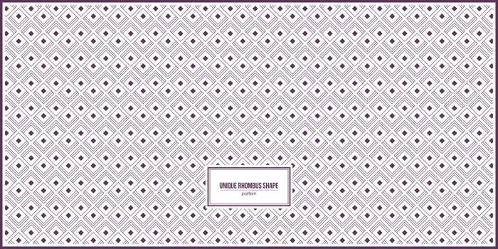 purple rhombus shape pattern design vector