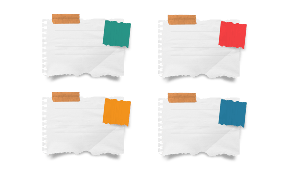 Infographic Element with Realistic Paper png