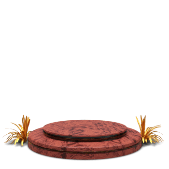 podium 3d render with beautiful and elegant isolated png